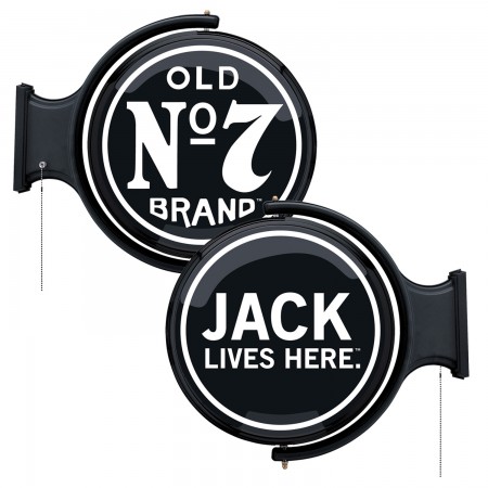 Jack Daniel's Old No. 7 Rotating Pub Light - WearYourBeer